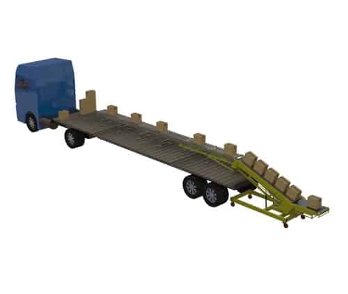 Extendable vehicle conveyor