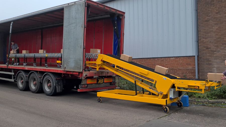 Lorry Loading Conveyor – Ocon Conveyors